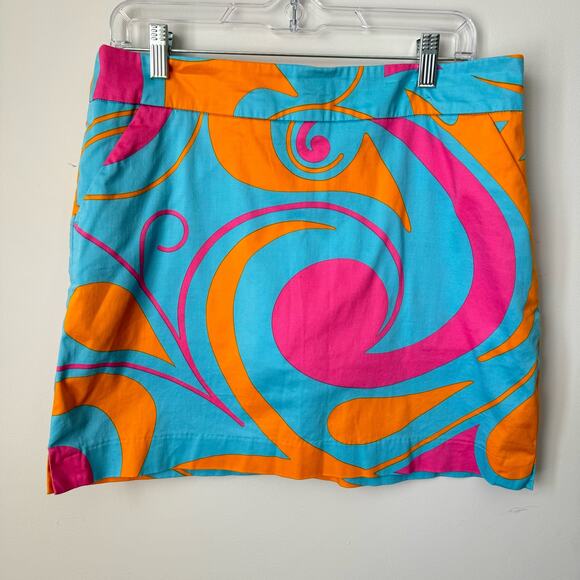 Loudmouth Ladies Bright Colored Golf Skort Size 10 Dopamine Dressing Activewear - Picture 9 of 9